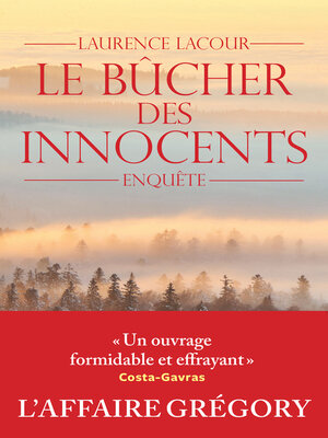 cover image of Le Bûcher des innocents